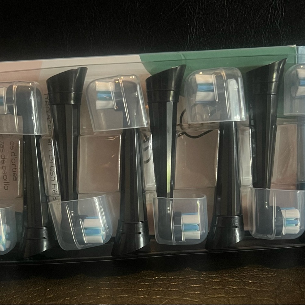 Black Electric Toothbrush Replacement Heads
